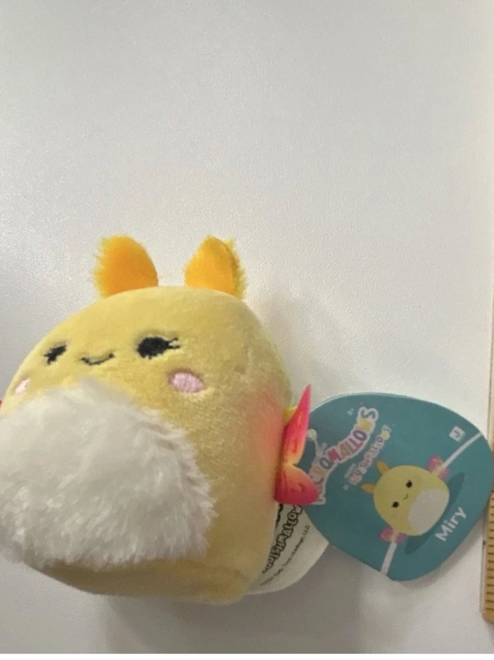 Miry micromal squishmellow with Butterfly Wings smokefree home NWT